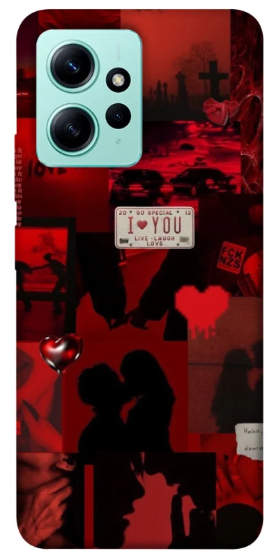 Чохол на Xiaomi Redmi Note 12 4G Love collage ver.2 фото 1 з 1