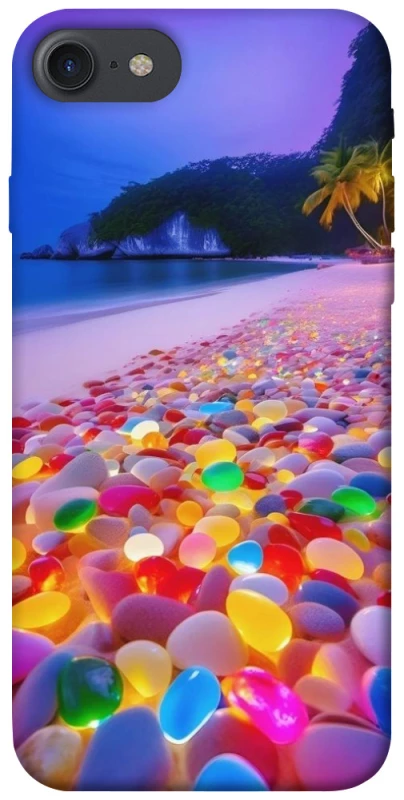 Чохол на Apple iPhone 7 / 8 (4.7") Каміння світиться на березі фото 1 з 1