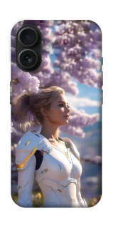 Чехол на Apple iPhone 16 Cyber space girl ver.1 фото 1 из 1