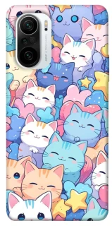 Чехол на Xiaomi Redmi K40 / K40 Pro / K40 Pro+ / Poco F3 Funny Kittens ver.3 фото 1 из 1