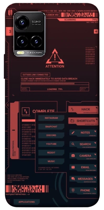 Чохол на Vivo Y21 / Y33s Attention фото 1 з 1