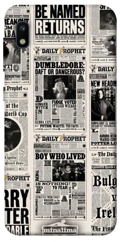 Чохол на Samsung Galaxy A10 (A105F) Harry Potter newspaper фото 1 з 1