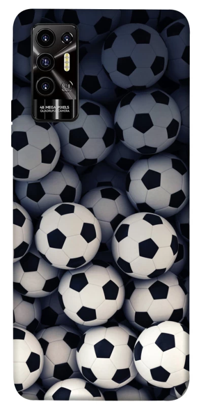Чохол на TECNO Pova 2 (LE7n) Футбольні м'ячи фото 1 з 1