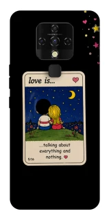 Чехол на TECNO Camon 16 SE Love is ver.6 фото 1 из 1