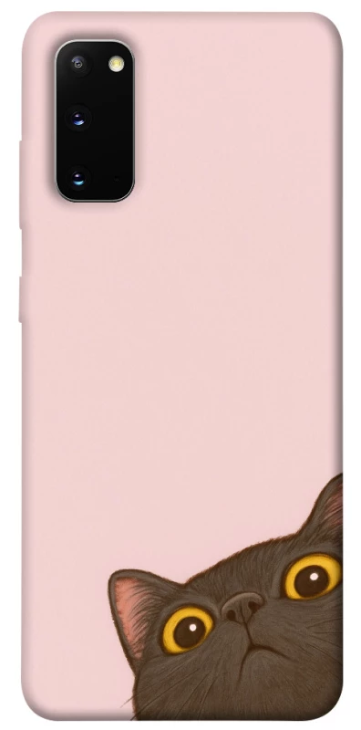 Чохол на Samsung Galaxy S20 Peeping cat фото 1 з 1