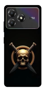 Чохол на ZTE Blade A36 Golden Skull фото 1 з 1