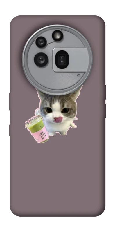 Чохол на Nothing Phone (3a) Pro cat matcha фото 1 з 1