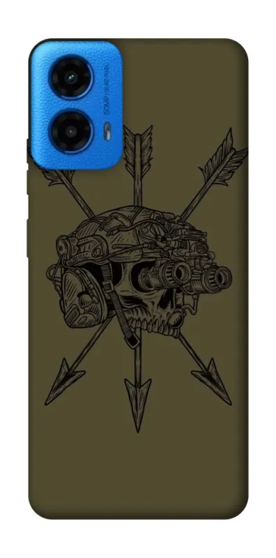 Чохол на Motorola Moto G45 Mil skull фото 1 з 1