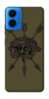 Чохол на Motorola Moto G45 Mil skull фото 1 з 1
