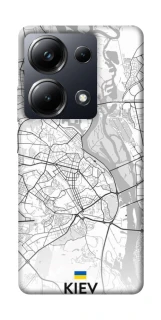 Чохол на Xiaomi Poco M6 Pro 4G Kiev white map фото 1 з 1
