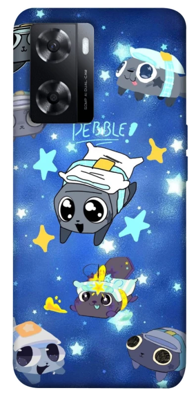 Чехол на Oppo A57s Pebble kitten stars фото 1 из 1