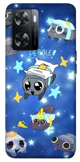 Чехол на Oppo A57s Pebble kitten stars фото 1 из 1