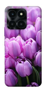 Чехол на Huawei Honor X6a Фиолетовые тюльпаны фото 1 из 1