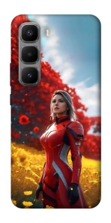 Чохол на Infinix Hot 60 Pro+ Cyber space girl ver.5 фото 1 з 1