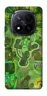 Чехол на Xiaomi Redmi Note 14 Pro+ 5G Dandysworld tv green theme фото 1 из 1