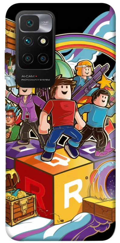 Чохол на Xiaomi Redmi 10 Roblox family фото 1 з 1