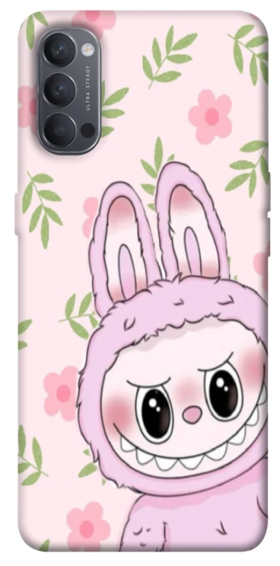 Чохол на Oppo Reno 4 Blossom Pink Labubu фото 1 з 1