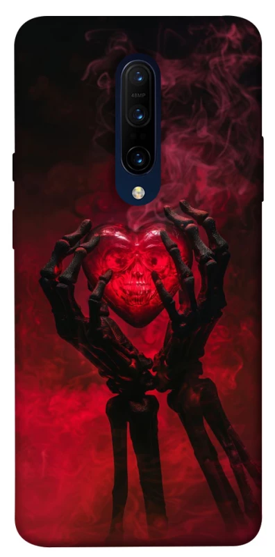 Чохол на OnePlus 7 Pro Heart in the hands of a skeleton фото 1 з 1