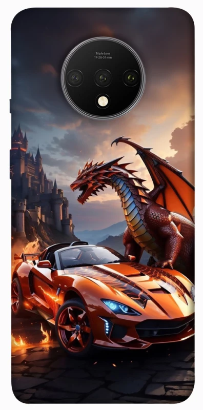 Чохол на OnePlus 7T Сar and dragon фото 1 з 1