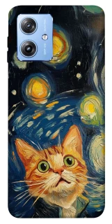 Чохол на Motorola Moto G84 paint cat фото 1 з 1