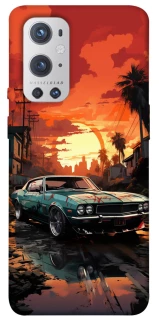 Чехол на OnePlus 9 Pro Car at sunset фото 1 из 1