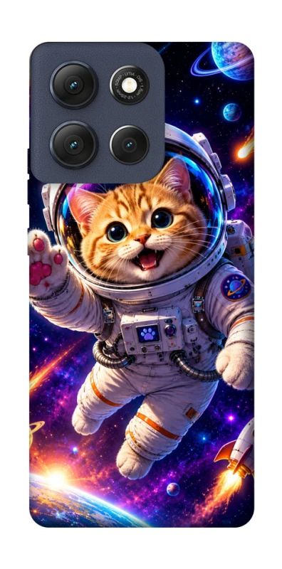 Чохол на Motorola Moto G86 Space Cat фото 1 з 1