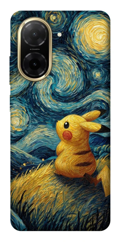 Чохол на Xiaomi Redmi A5 (Europe version) Pikachu and Van Gogh фото 1 з 1