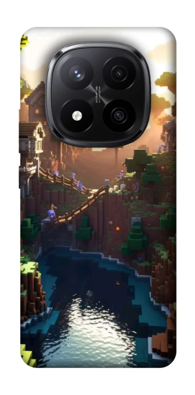 Чехол на Xiaomi Redmi Note 14 Pro+ 5G Minecraft sunset фото 1 из 1
