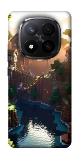 Чохол на Xiaomi Redmi Note 14 Pro+ 5G Minecraft sunset фото 1 з 1