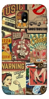 Чохол на Samsung J730 Galaxy J7 (2017) Retro collage ver.2 фото 1 з 1
