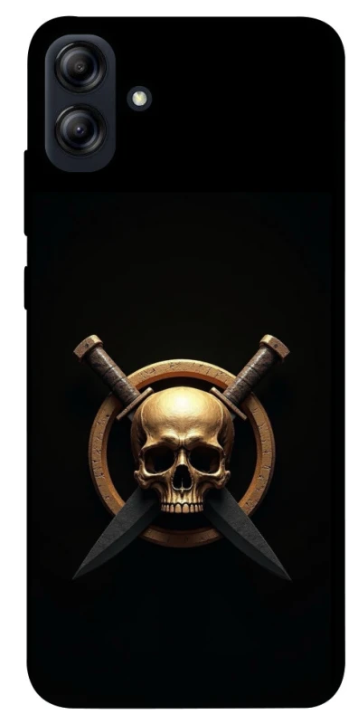 Чохол на Samsung Galaxy A04e Golden Skull фото 1 з 1