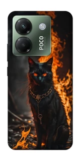Чохол на Xiaomi Poco M7 pro 5G Вогняний кіт фото 1 з 1