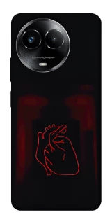 Чехол на Realme C67 4G Красное сердце фото 1 из 1