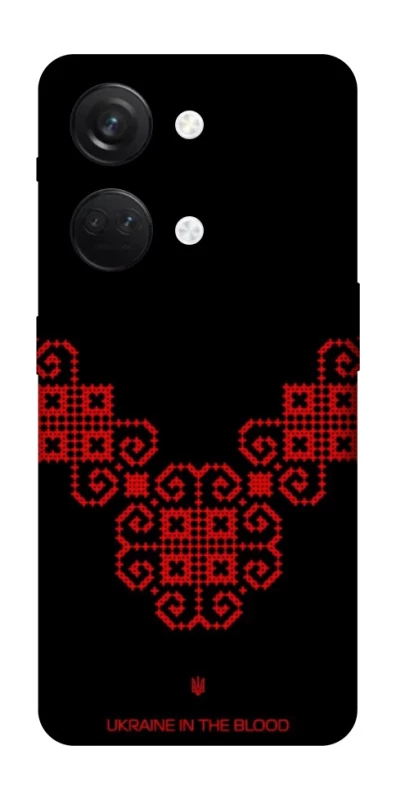 Чохол на OnePlus Nord 3 Чорно-червона вишиванка фото 1 з 1