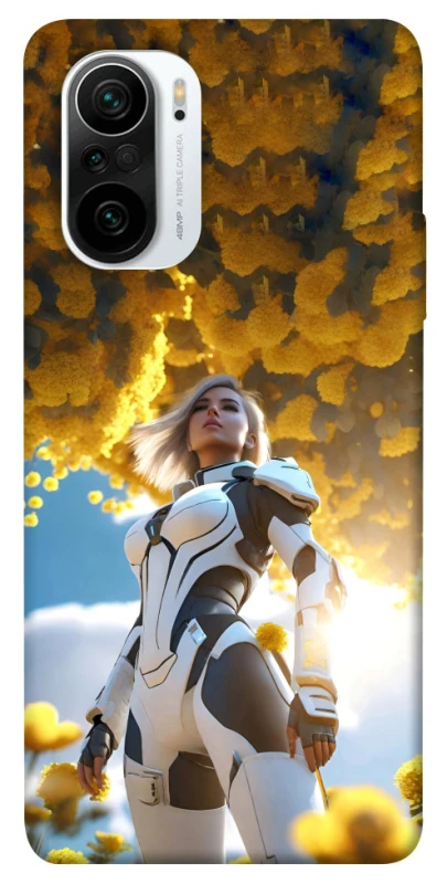 Чохол на Xiaomi Redmi K40 / K40 Pro / K40 Pro+ / Poco F3 Cyber space girl ver.3 фото 1 з 1