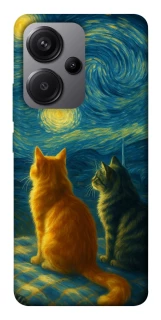 Чехол на Xiaomi Redmi Note 13 Pro+ Cats under the stars фото 1 из 1