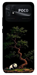 Чехол на Xiaomi Poco C40 Panda and tree фото 1 из 1