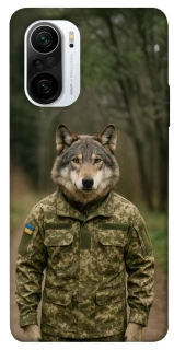 Чехол на Xiaomi Redmi K40 / K40 Pro / K40 Pro+ / Poco F3 Волк защитник фото 1 из 1
