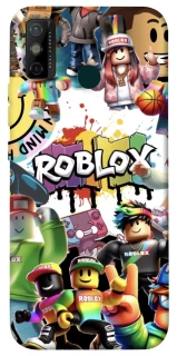 Чехол на TECNO Spark 6 Go Roblox Characters Collage фото 1 из 1