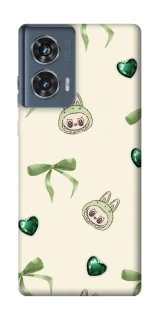 Чехол на Motorola Edge 50 Labubu Green Heart фото 1 из 1