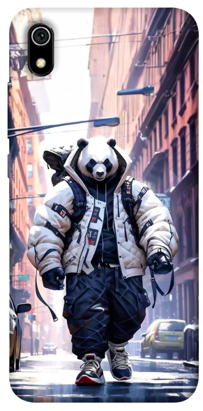 Чохол на Xiaomi Redmi 7A Панда кур'єр фото 1 з 1