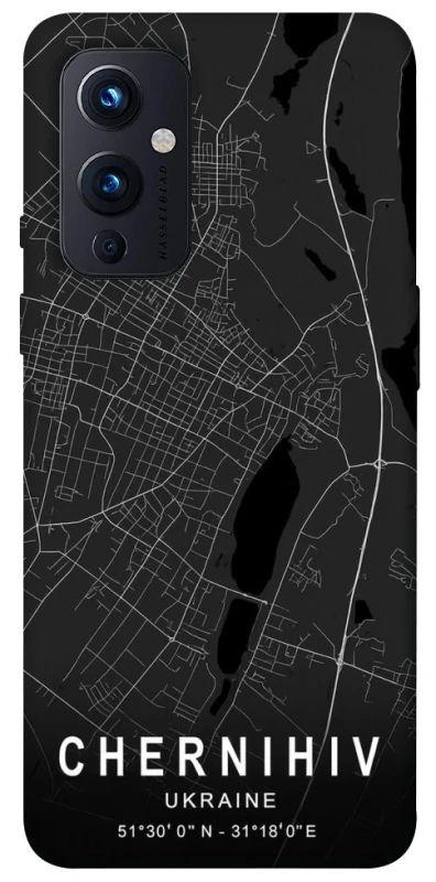 Чехол на OnePlus 9 Chernihiv map фото 1 из 1