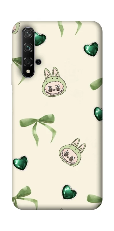 Чохол на Huawei Honor 20 / Nova 5T Labubu Green Heart фото 1 з 1