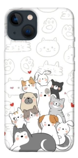Чехол на Apple iPhone 13 (6.1") Funny Pets фото 1 из 1