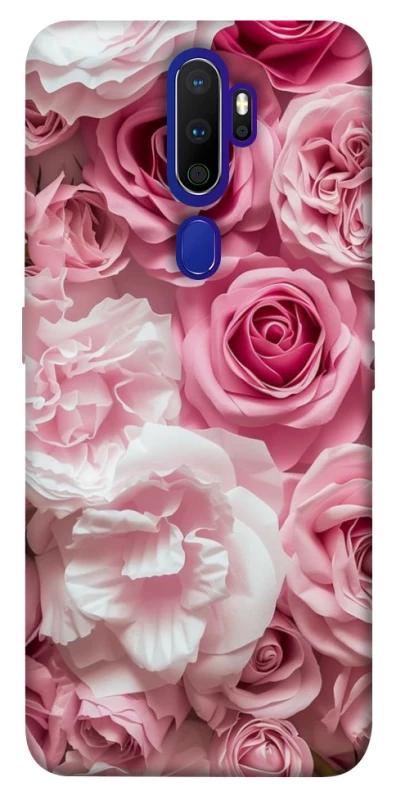 Чохол на Oppo A5 (2020) / Oppo A9 (2020) Рожеві Квіти фото 1 з 1