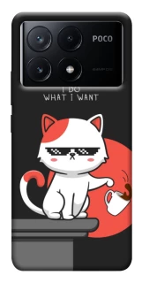 Чохол на Xiaomi Poco X6 I do what i wont фото 1 з 1