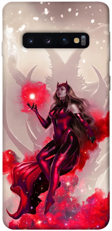Чехол на Samsung Galaxy S10 Scarlet Witch v2 фото 1 из 1
