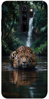 Чехол на Xiaomi Redmi Note 8 Pro Leopard in water фото 1 из 1