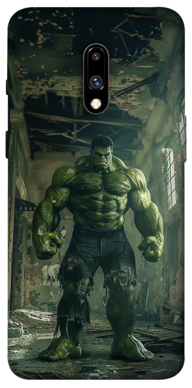 Чохол на OnePlus 7 Angry Hulk фото 1 з 1