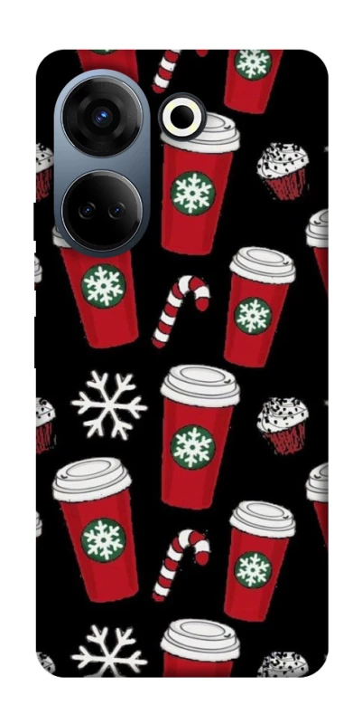 Чехол на TECNO Camon 20 Pro (CK7n) Новогодний v40 фото 1 из 1
